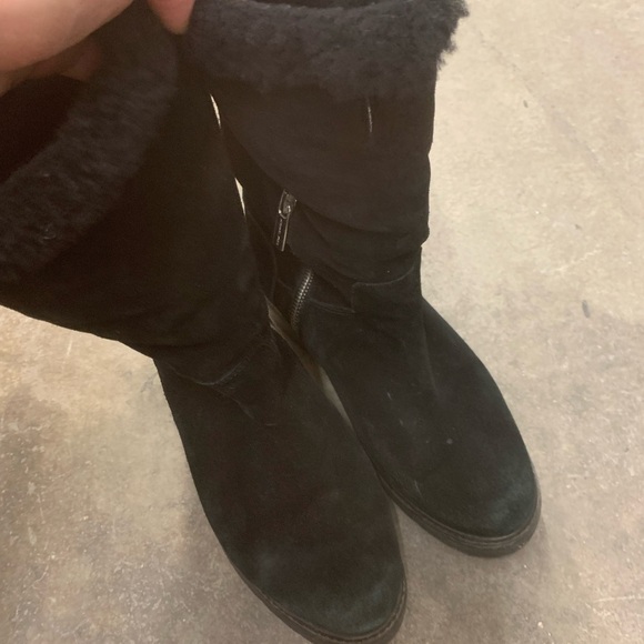 Michael kors Sherpa lined suede boots minimalist - Picture 2 of 6